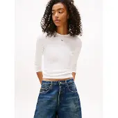 Tommy Hilfiger Essential Rib Pitkähihainen T-paita