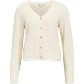 Object Objnoa L/S V-Neck Knit Cardigan Noos - Cream - XL