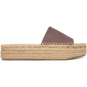 Calvin Klein Flatf Espa Mule Nub Mg - Brown - 41