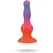 Vuxen Hercules Rippled Monster Silicone Dildo 21,5 cm