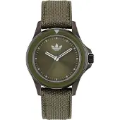 Adidas Originals Kello - AOFH23017 - Vihreä Kankainen - 44mm - 5 baaria