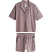 Next Pyjamashortsit ruskea