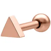 Wildcat Triangle Barbell<!--6400cce751ff9--> - Ruusukultainen metalli