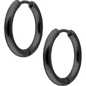 Wildcat Little Hoops - Schwarz, 14,0 mm