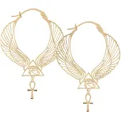 Wildcat Cleopatra Hoops - Kultainen metalli