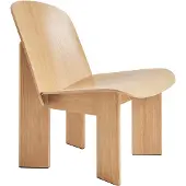 HAY Chisel Lounge-tuoli - Nojatuolit Tammiviilu Musta Tammi - AD583-A210-AA51-01UF