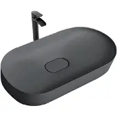 REA IRIS 71 CM GREY MATT konglomeraattipesuallas