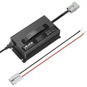 Vevor 24V 20A litium-akkulaturi, 29.2V, AC-DC LiFePO4 -älylaturi, Anderson-liittimellä, LED-merkkivalo, 0V aktivointi, veneiden ja matkailuautojen litium-LiFePO4-syväpurkausakuille