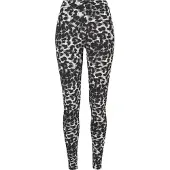 Urban Classics Leggingsit harmaa / musta / valkoinen