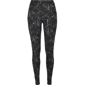 Urban Classics Leggingsit savunsininen / musta / valkoinen
