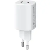 Xiaomi 45W Nano Turbo -seinälaturi - 2 x USB-C - valkoinen