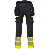 Portwest DX445YBR Hi-Vis luokan 1 riipputaskuhousut
