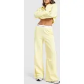 Calvin Klein Logo Jersey Pant - Cream - XL