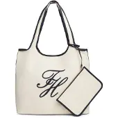 Tommy Hilfiger Th Summer Tote Canvas - Cream - ONE SIZE