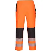 Portwest PW386 oranssi HI-Vis naisten sateenpitävät työhousut