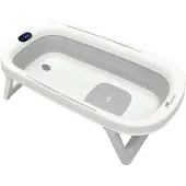 Momini BelloBath - Foldable Baby Bathtub with Ther
