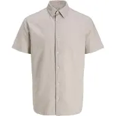 Jack & Jones 12294285 Linen Plus Size Lyhythihainen Paita