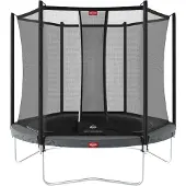 Berg trampoliini Favorit, sis. Comfort turvaverkon 280 cm Harmaa