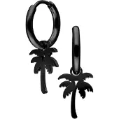 Wildcat Mini Palm Hoops - Korvakorut (pari) - Musta metalli