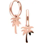 Wildcat Mini Palm Hoops - Korvakorut (pari) - Ruusukultainen metalli
