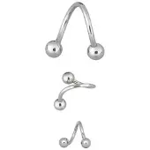 Wildcat Basic Left Bodyspiral -lävistyskoru - 1,6 mm, 5,0 mm, 12,0 mm