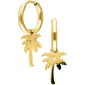 Wildcat Mini Palm Hoops - Korvakorut (pari) - Kultainen metalli