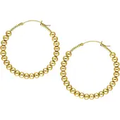Wildcat Bubble Hoops - Korvakorut - Kultainen metalli