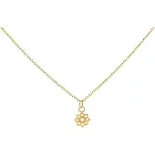 Wildcat Little Sunflower Necklace - kaulakoru - Kultainen metalli