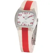 Time Force Naisille tarkoitetut kellot - - TF2253L-06 - Hopea - Kvartsikello - 33MM - Vesitiiviys 3ATM