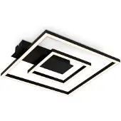 Briloner Led 3772, Musta, Olohuone/ruokailutila, Metalli, Moderni