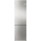 Bosch Serie 4, Jääkaappipakastin, 203 x 60 cm, Teräs, KGN392I1F
