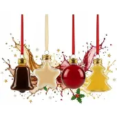 Hobby Hall 6x Christmas "alko" Bombs 50ml - Riipukset puussa