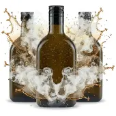 Hobby Hall 5 x 350 ml tummalasirommipulloa: alkoholille, siirappeille, öljylle
