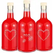 Hobby Hall 10x lasipulloa "tadek" 500ml merkinnällä