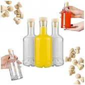 Hobby Hall 5x Tadek 250ml lasipulloa tulpilla