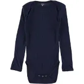 Smallstuff Body Ls, Navy Drop Needle, Merino Wool - Blue - 98