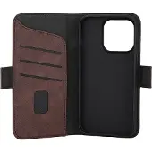 Gear iPhone 15 Pro lompakkokotelo (ruskea)