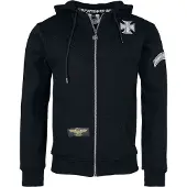 West Coast Choppers Og Classic Panel Kokovetoketjullinen Collegepaita