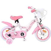 Volare Hello Kitty lastenpyörä 12'' apupyörillä vaaleanpunainen