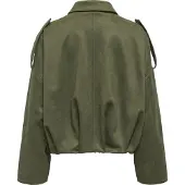 ONLY Onlmoon-Stina Faux Suede Bomber Pnt Noos - Khaki green - XL