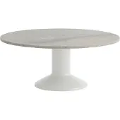 Muuto Midst-sohvapöytä Harmaa marmoriharmaa, Ø90 cm