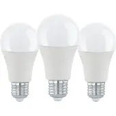 Eglo LED-lamppu A60 11W 1055LM 3000K 3 KPL OPAL E27