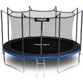 Neo-Sport puutarhatrampoliini 13ft/404cm puutarhatrampoliini sisäisellä verkolla ja tikkailla