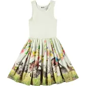 Molo Cassandra Short-Sleeved Dress Joy Run 146/152 cm Vihreä 146/152 cm Tytöt