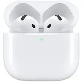 Apple AirPods 4th Gen ANC kuulokkeet latauskotelolla, huollettu