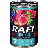 Rafi DOG can 400g JUNIOR LAMB in a pate