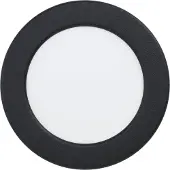Eglo - FUEVA 5 Recessed LED Light – Ø117 mm – Black – 650lm