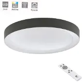 Eglo LAURITO KATTOVALAISIN 2760LM Ø490 MUSTA/VALKOINEN