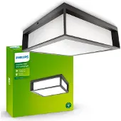 Philips EcoMoods Ulkovalaisimet, Kattovalaistus ulkotiloihin, Antrasiitti, Alumiini, IP44, Sisäänkäynti, II
