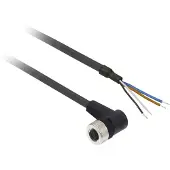 Telemecanique Sensor cable pur m12 4-pin female angled 2 meters xzcp1241l2